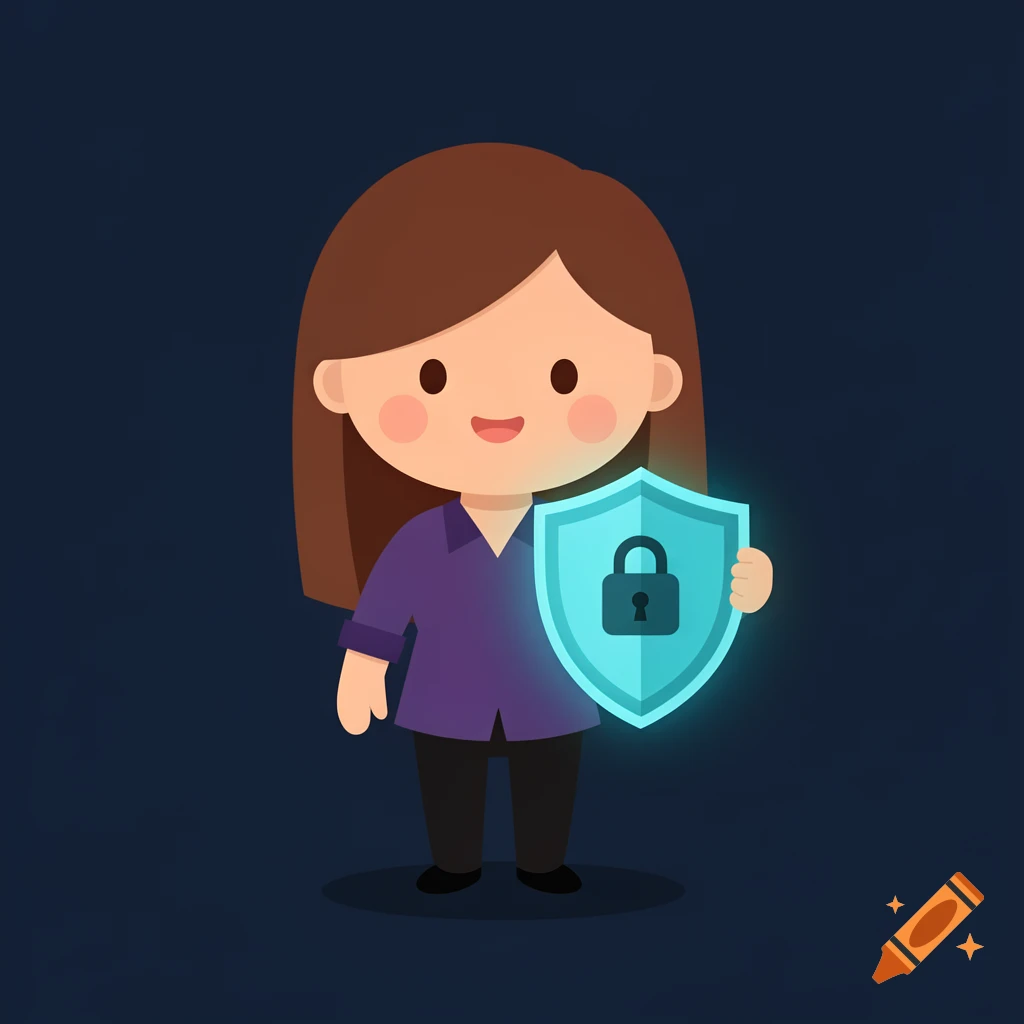 Illustration af GDPR databeskyttelse